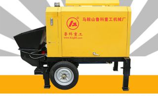 小型混凝土输送泵车多少钱-一切从简轻松施工[鲁科重工]