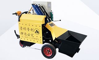 轻便型二次结构混凝土输送泵-相比于大型泵又有哪些优势[鲁科重工]