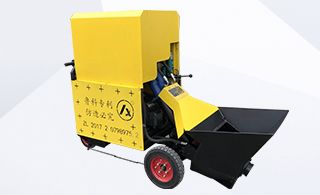 微混凝土小型输送泵效率-1小时打8方料[鲁科重工]