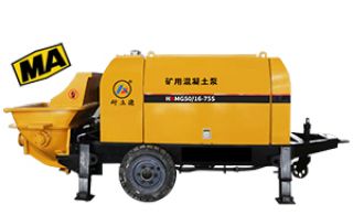 矿用隔爆混凝土输送泵-快捷施工1小时=60方料[鲁科重工]
