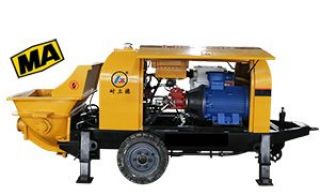 桥梁混凝土用输送泵车-2000米远程输送很方便[鲁科重工]