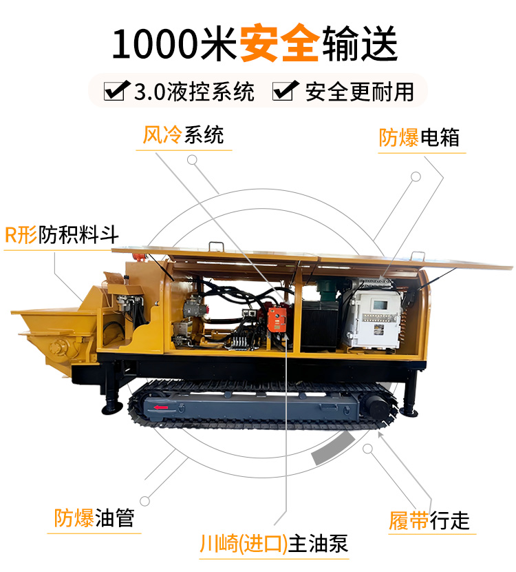 矿用混凝土泵车